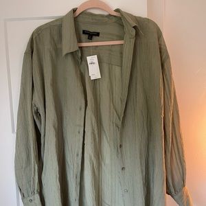 Banana Republic NWT button down lightweight oversized long sleeve